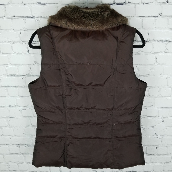 EDDIE BAUER | removable collar down puffer vest gilet - Picture 6 of 10